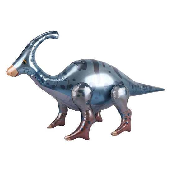 Cool and fun Walking Parasaurolophus Dinosaur Balloon. Have them roaming around for your Jurassic World themed party and let everyone have a Roaring Fun!
