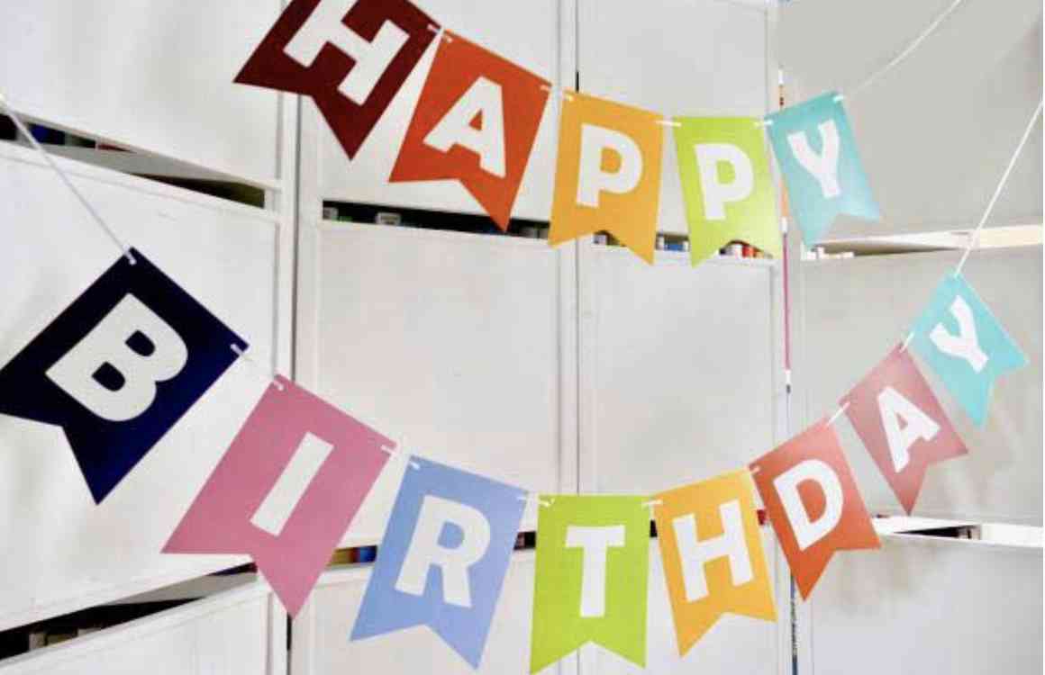  General Happy Birthday Banner, Party Supplies and Decoration For all Birthday party events, suitable for all ages, adults or children