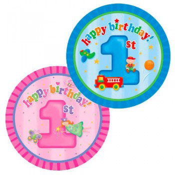 Fun at One is Kidz Party Store's most popular 1st Birthday Theme. Choose from plates, napkins, tableware, decorations, party favors birthday keepsakes and much more. We have everything you need to create that perfect first birthday party!