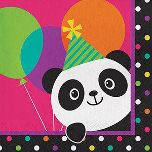 Nice and bright-coloured birthday party decoration in the ever cute Panda theme