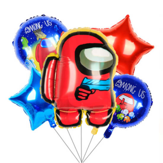 Create the perfect ambiance for your Among Us themed celebration. Add some excitement and intrigue to your party with Among Us Balloons that are sure to be a hit with your guests!