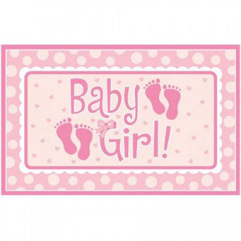 Baby Girl Party Supplies to celebrate the arrival of your new born baby princess.