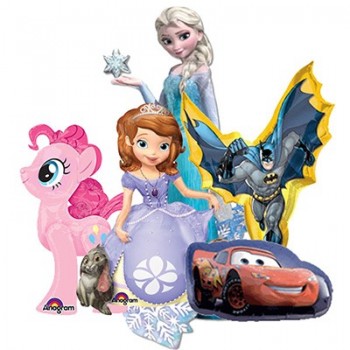 Character Balloons for your child's birthday celebration. We have the widest range you need.