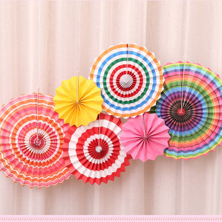 Paper Fan Decoration - Party Backdrop Dessert Table Setup – Kidz Party ...