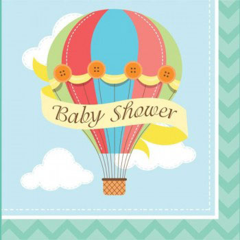 Hot Air Balloon themed party supplies - Great for Baby 100 Days and Full Month Celebration too!