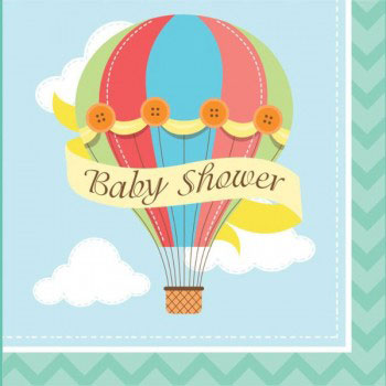 Hot Air Balloon themed party supplies - Great for Baby 100 Days and Full Month Celebration too!