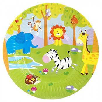 Jungle Animals birthday is one of the most popular themes. Here you can find great stuff in bright colours that features all the fun and interesting jungle creatures.   Jungle Animals Party Supplies from cake toppers, tableware to candy boxes..