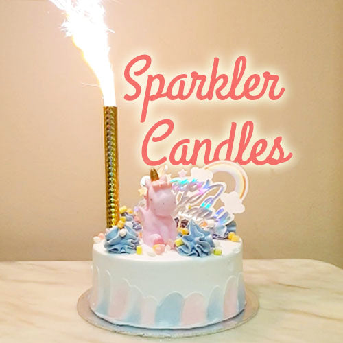 Wide range of novelty candles like sparkler candles for sale in Singapore
