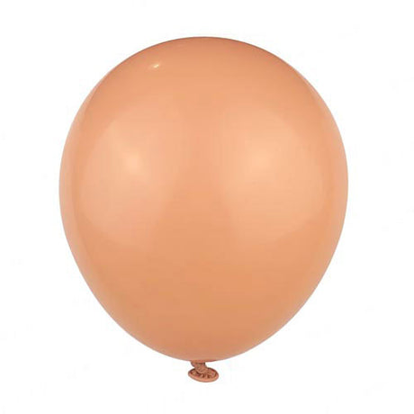 12 inch salmon coloured helium latex balloons.