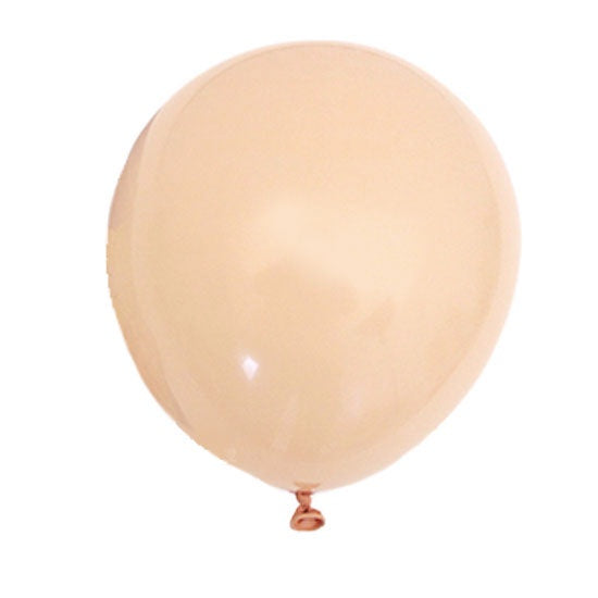 12" Blush Colored Helium Latex Balloon