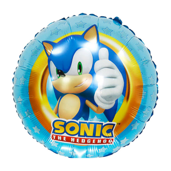 Impressive Sonic the Hedgehog 18 inch balloon with helium. Delivery in Singapore available!