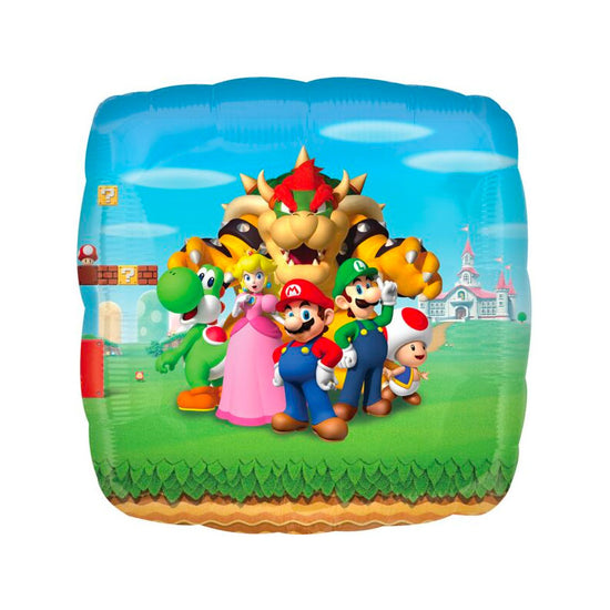 Load image into Gallery viewer, Mario Bros jumbo sized balloon with helium

