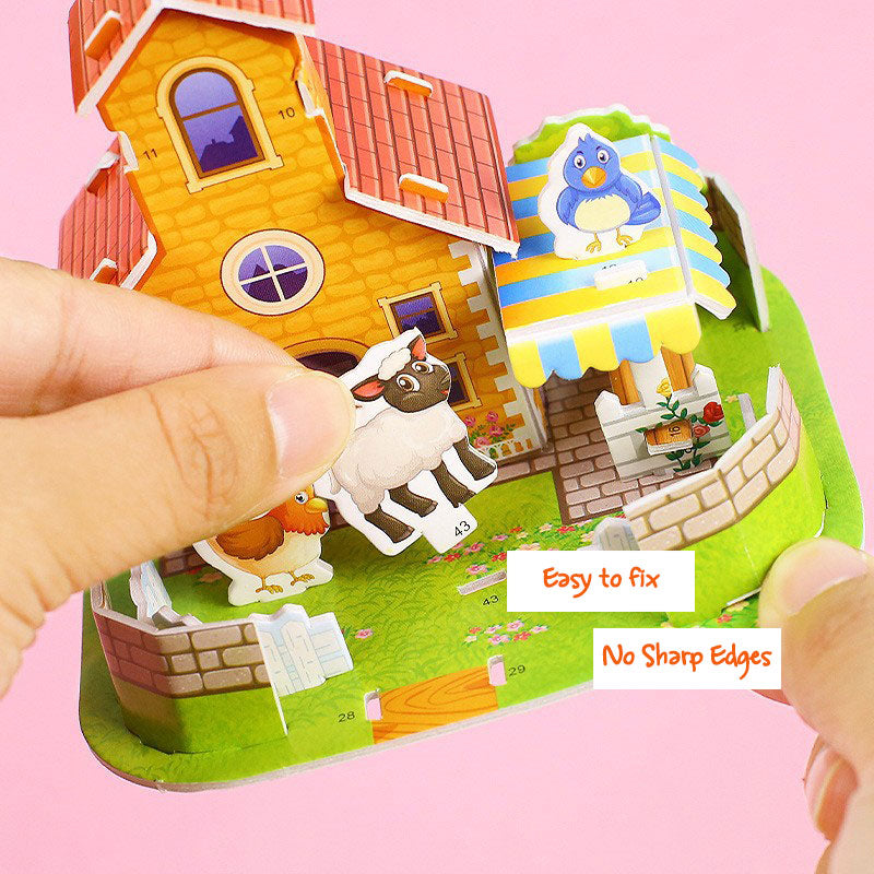 Mini 3D Puzzle House