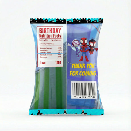 Customised Amazing Spidey & Friends Goody Snack Pack