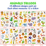 Temporary Tattoo Stickers (10pc)