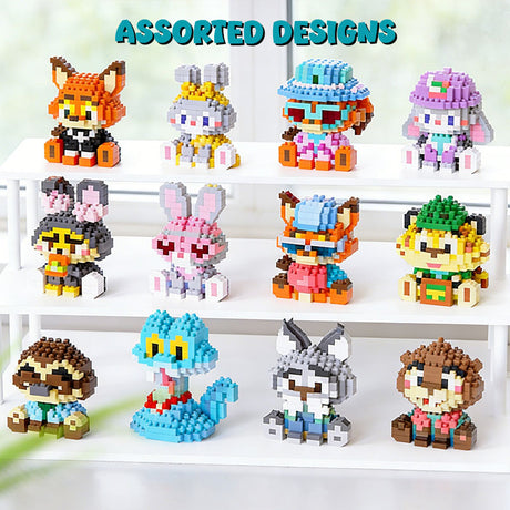 Cartoon Micro Building Blocks
