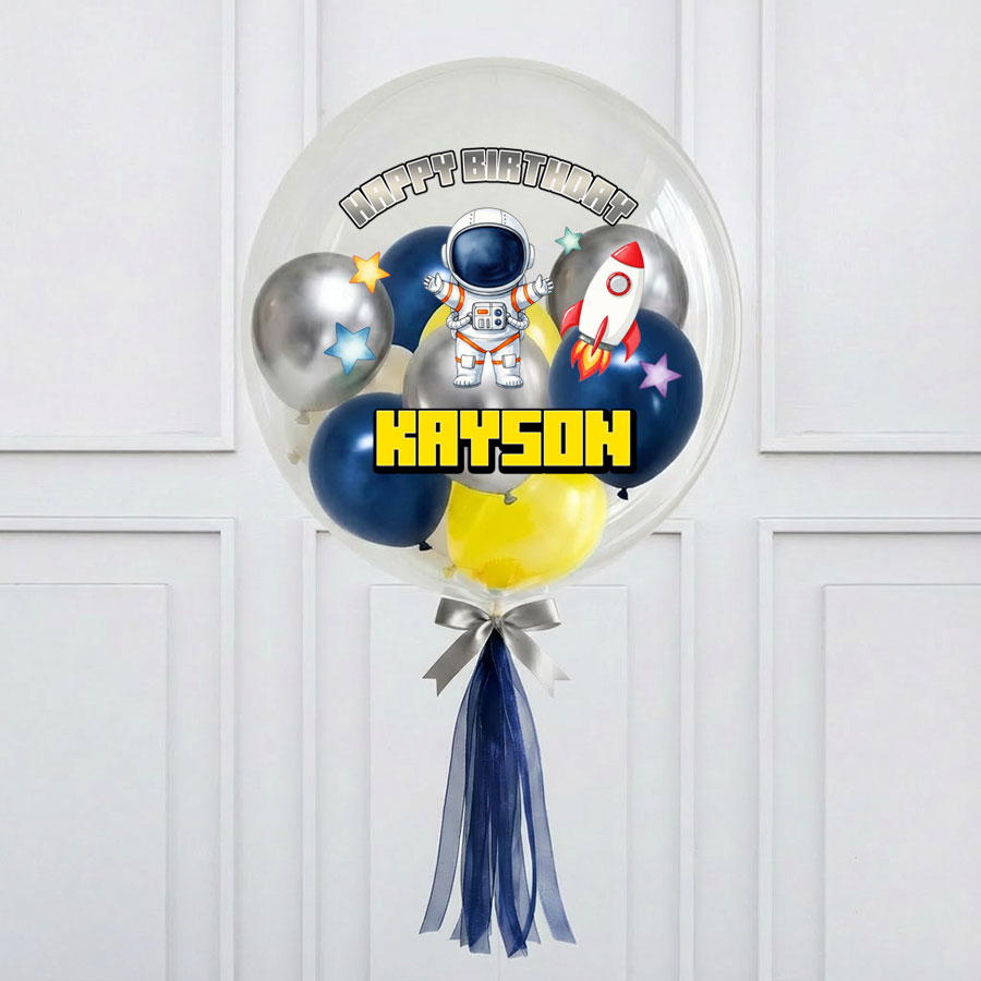 Customised Astronaut Bubble Balloon