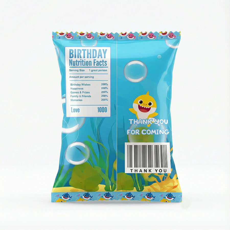 Customised Baby Shark Goody Snack Pack