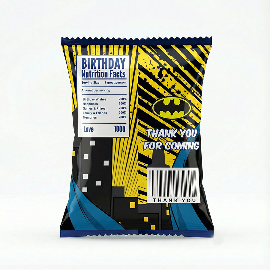 Customised Batman Goody Snack Pack