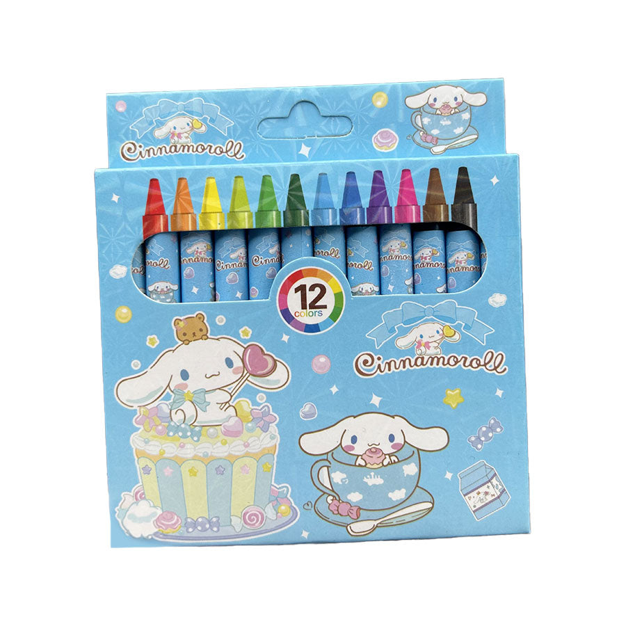 12-Colours Crayon Box