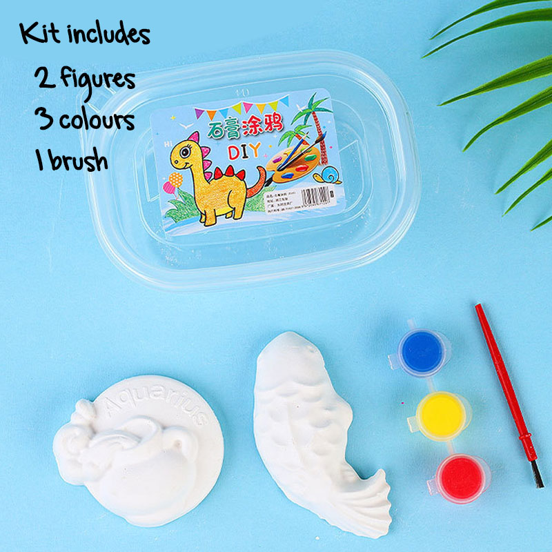 Plaster Figurine Painting Kit