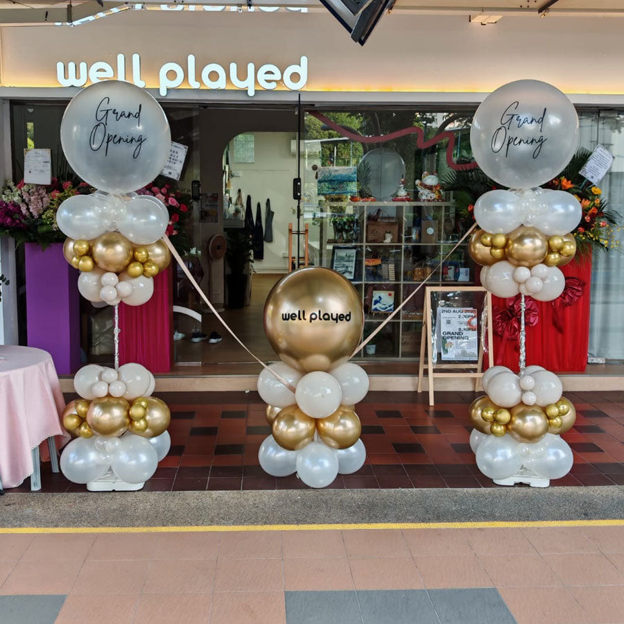 Corporate Opening Burst Balloon Set