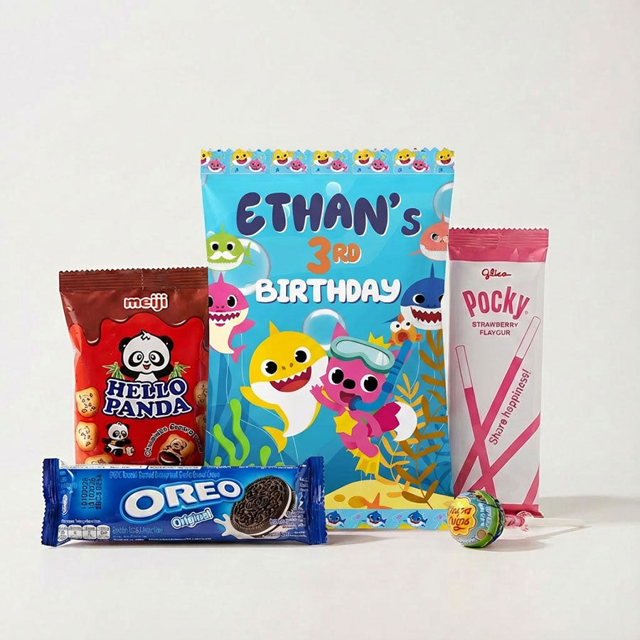 Customised Baby Shark Goody Snack Pack