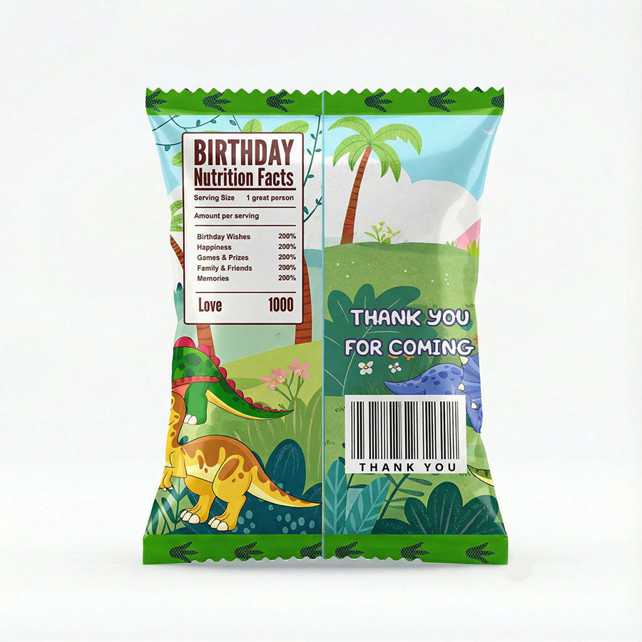 Customised Dinosaurs Goody Snack Pack