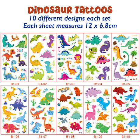 Temporary Tattoo Stickers (10pc)