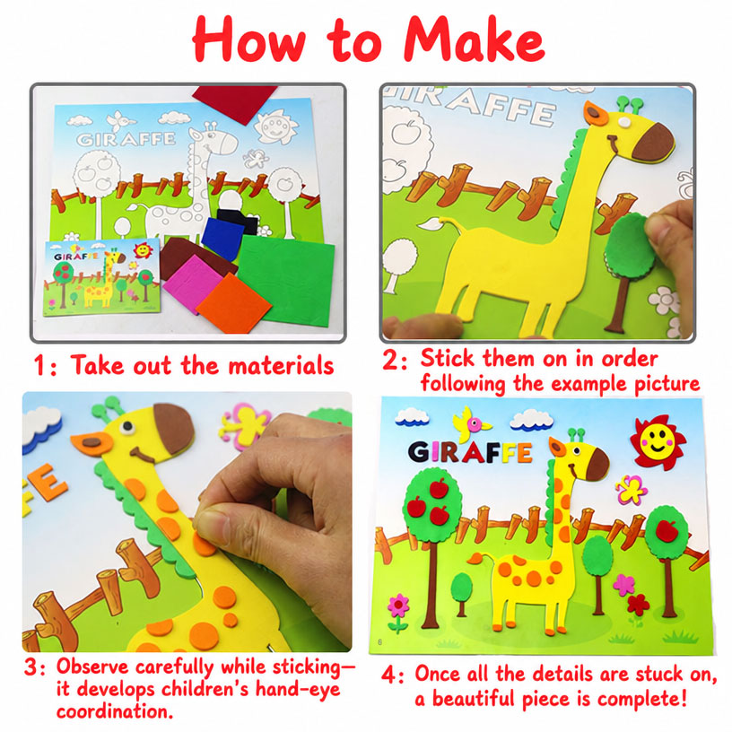 Foam Stickers Art & Craft Kit