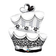 Fun & Fabulous Wedding Cake Balloon for the big day!