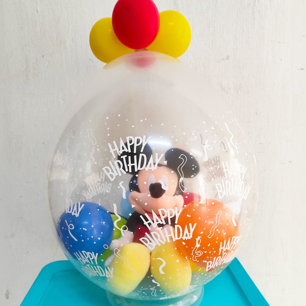 Mickey Mouse Plush Toy in Balloon Gift