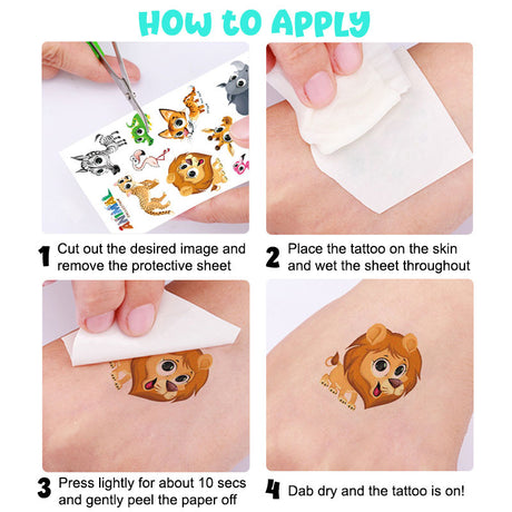 Temporary Tattoo Stickers (10pc)