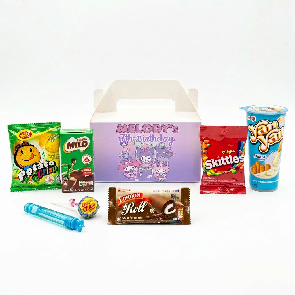 Custom Kuromi Treat Box with Snack Favours