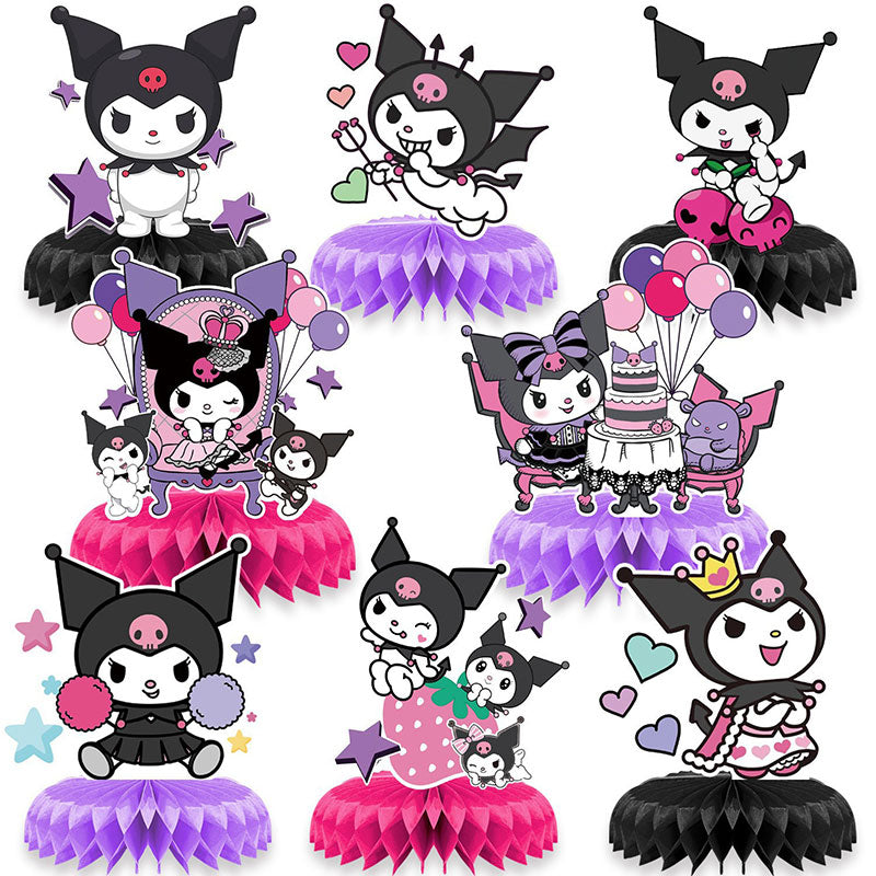 Kuromi Table Decorating Kit for birthday party.