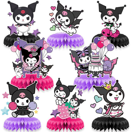 Kuromi Table Decorating Kit for birthday party.
