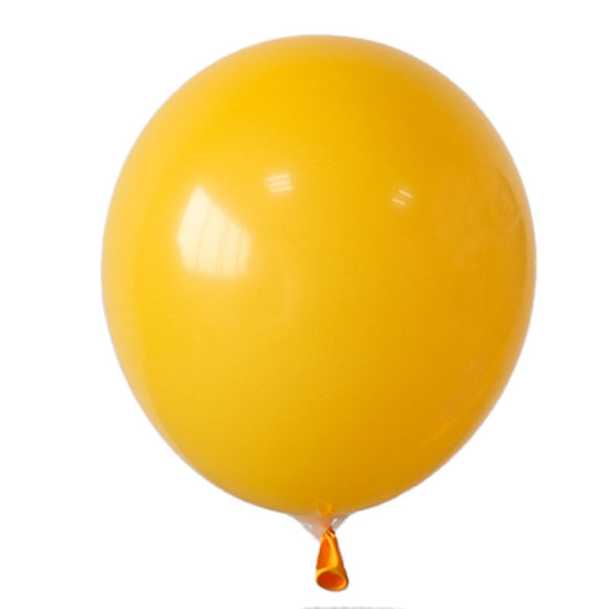 12" Lemon Yellow Colored Latex Balloon