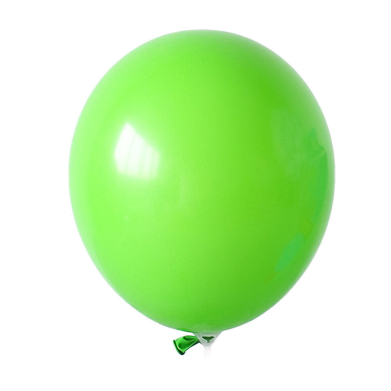 12" Solid Lime Green Colored Latex Balloon