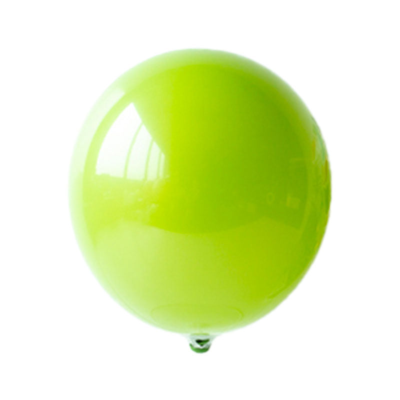 12" Solid Matcha Green Colored Latex Balloon