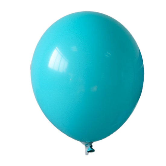 12" Solid Tiffany Blue Colored Latex Balloon