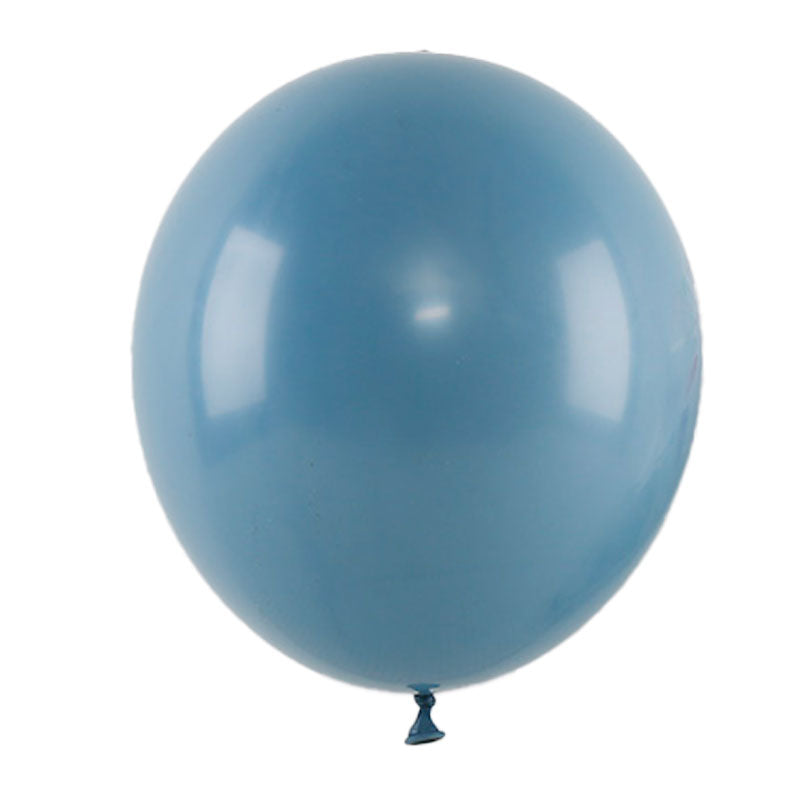 12" Solid Twilight Blue Colored Latex Balloon