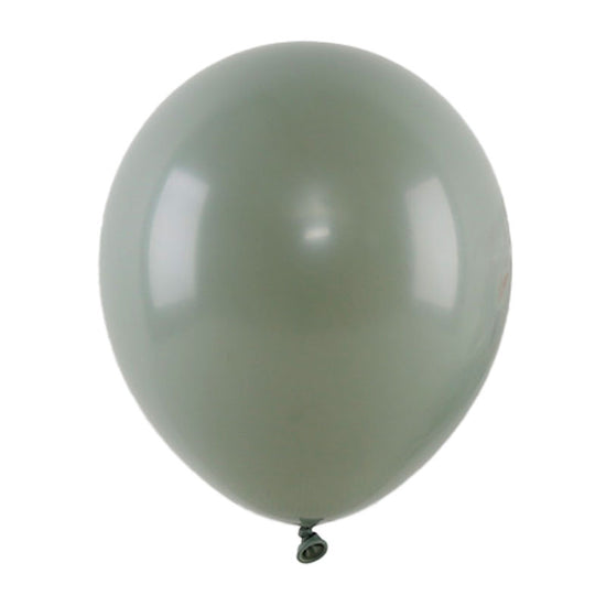 12" Solid Twilight Green Colored Latex Balloon