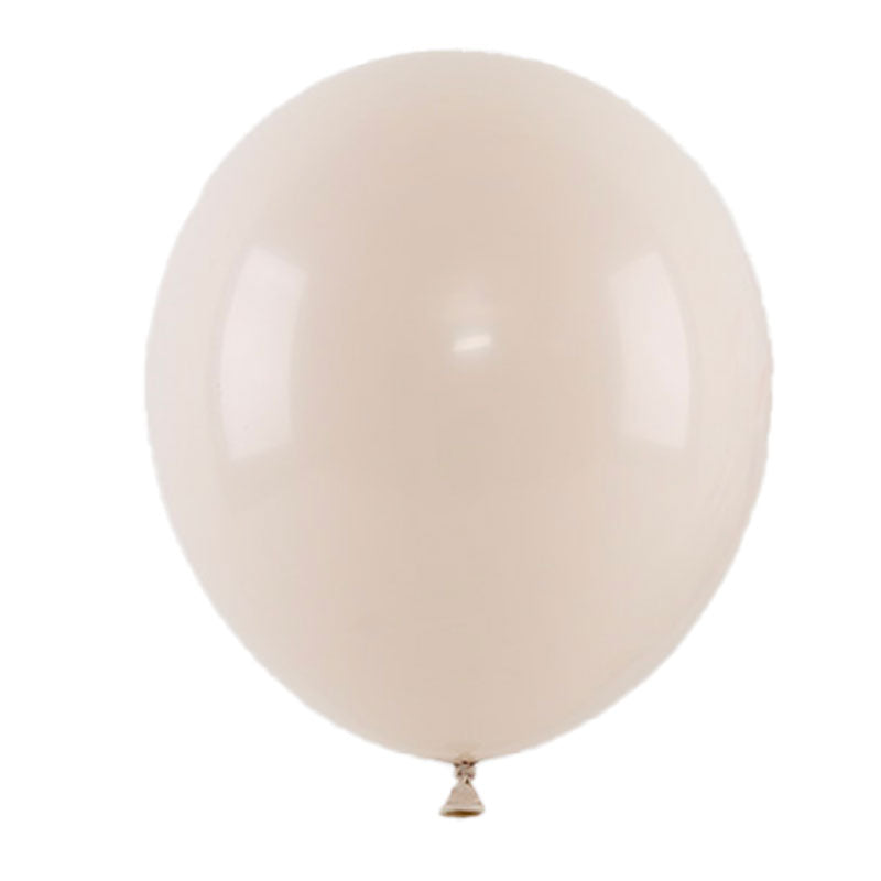 12" Solid Twilight White Colored Latex Balloon