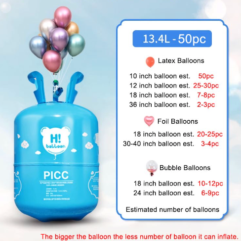 Disposable Helium Tank (50pc)