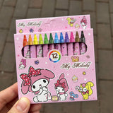 12-Colours Crayon Box