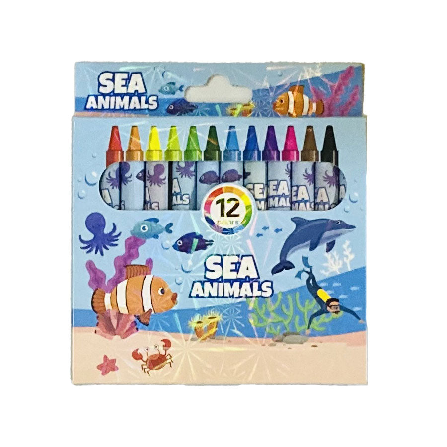 12-Colours Crayon Box