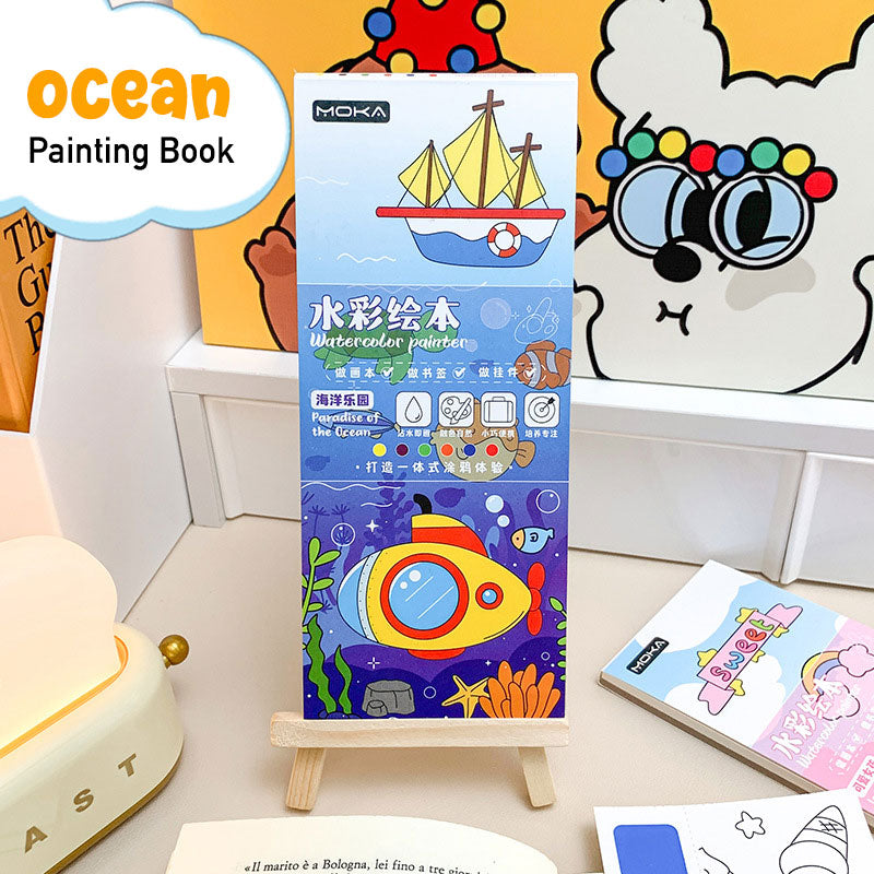 Kids Watercolour Painting Book