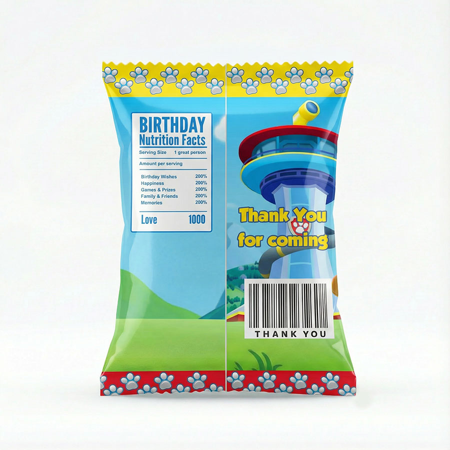 Customised Paw Patrol Goody Snack Pack