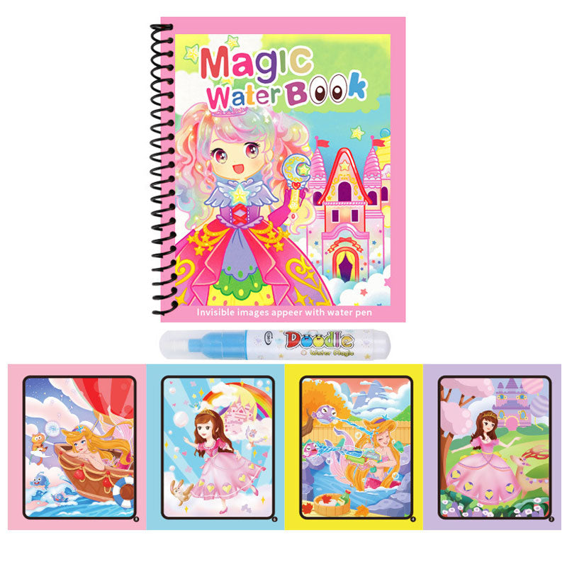 Magic Water Colouring Book