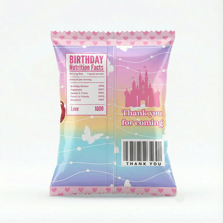 Customised Princess Goody Snack Pack